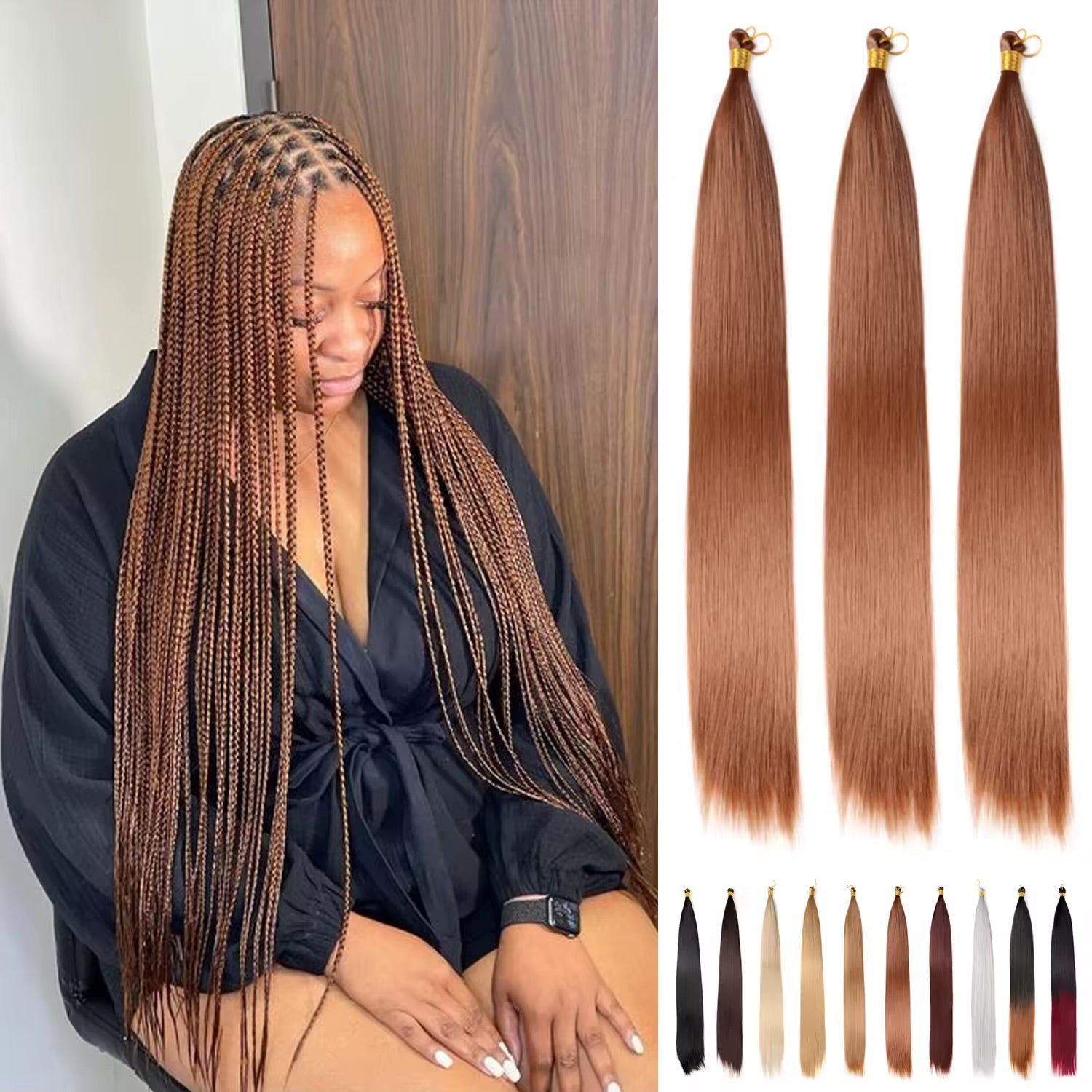 Bone Straight Braiding Hair