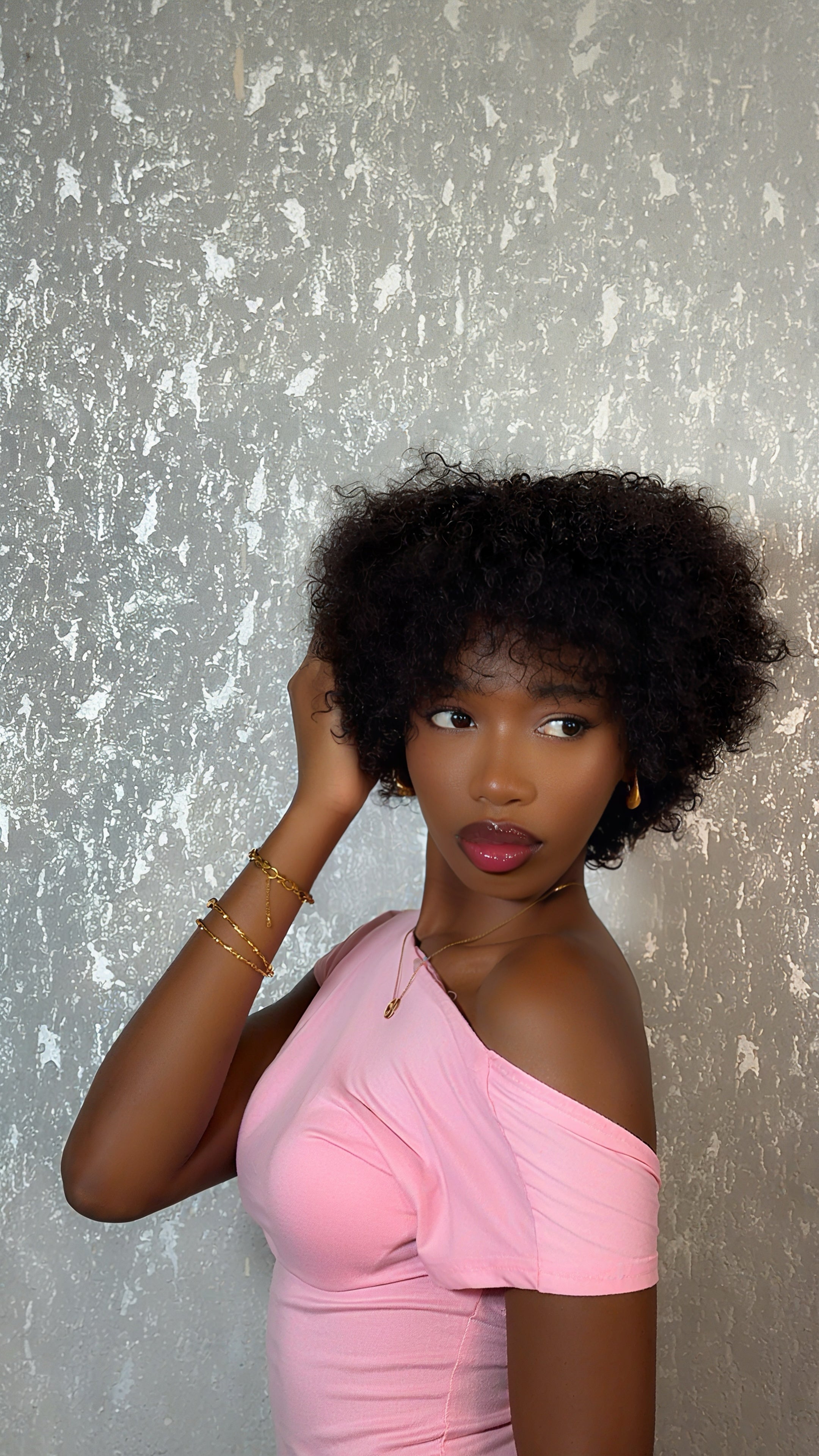 8 inches fringe wet curls